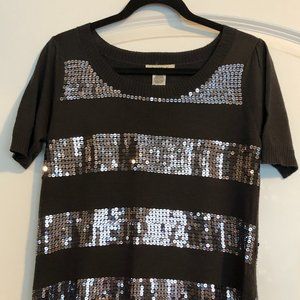 Women's Sparkly Sweater Dress